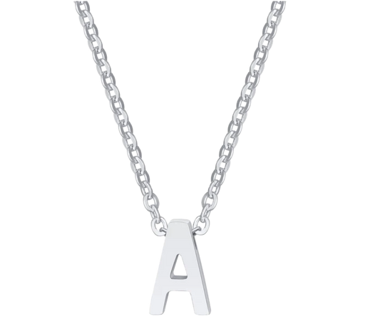 Sylvie Intial Necklace (Silver)