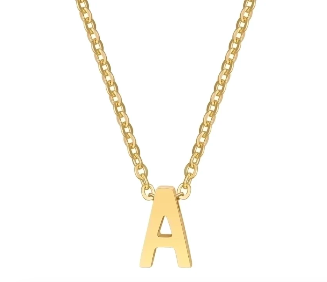 The Sylvie Intial Necklace (Gold)