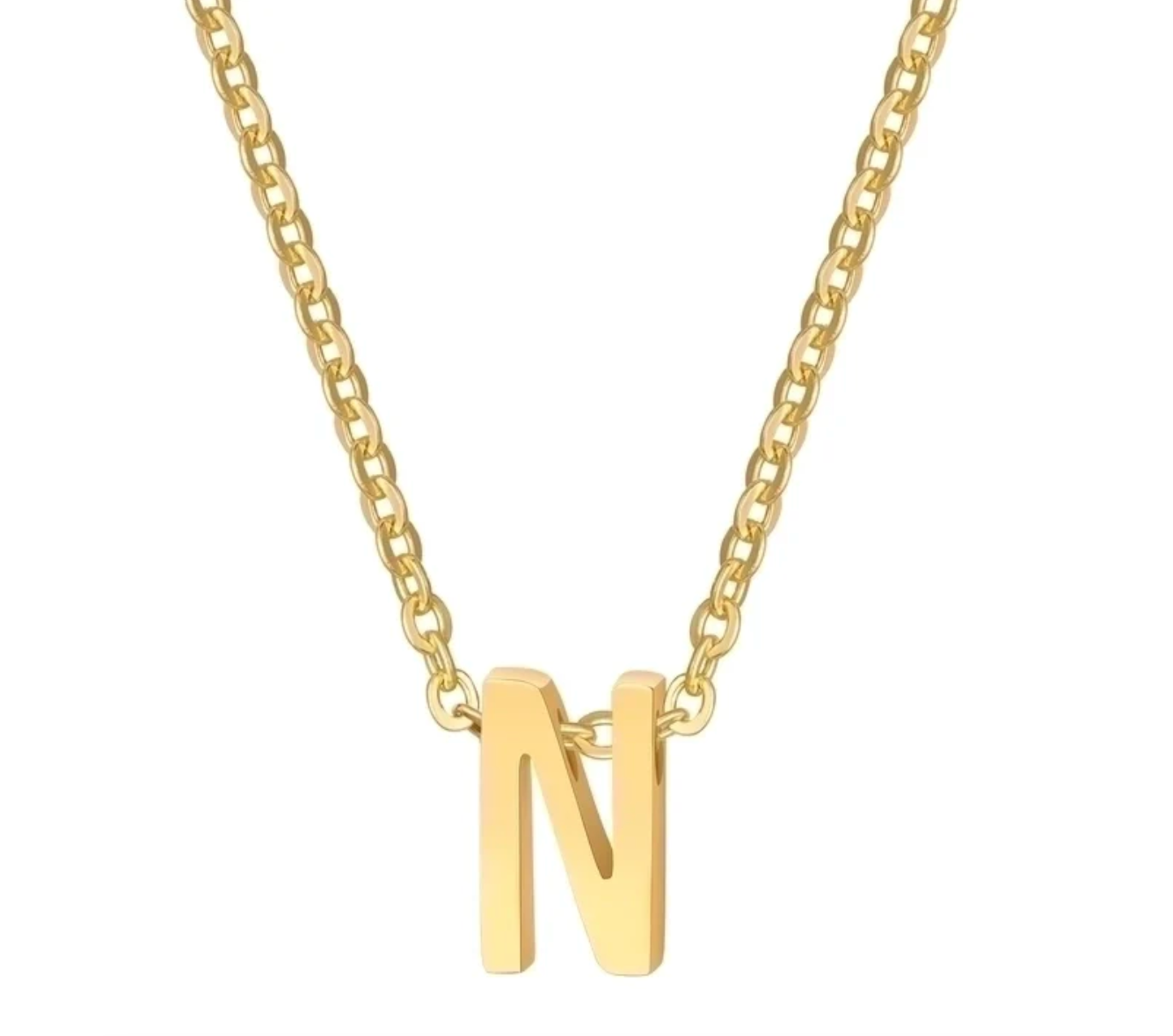 The Sylvie Intial Necklace (Gold)