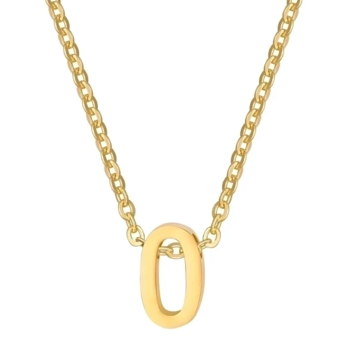 The Sylvie Intial Necklace (Gold)