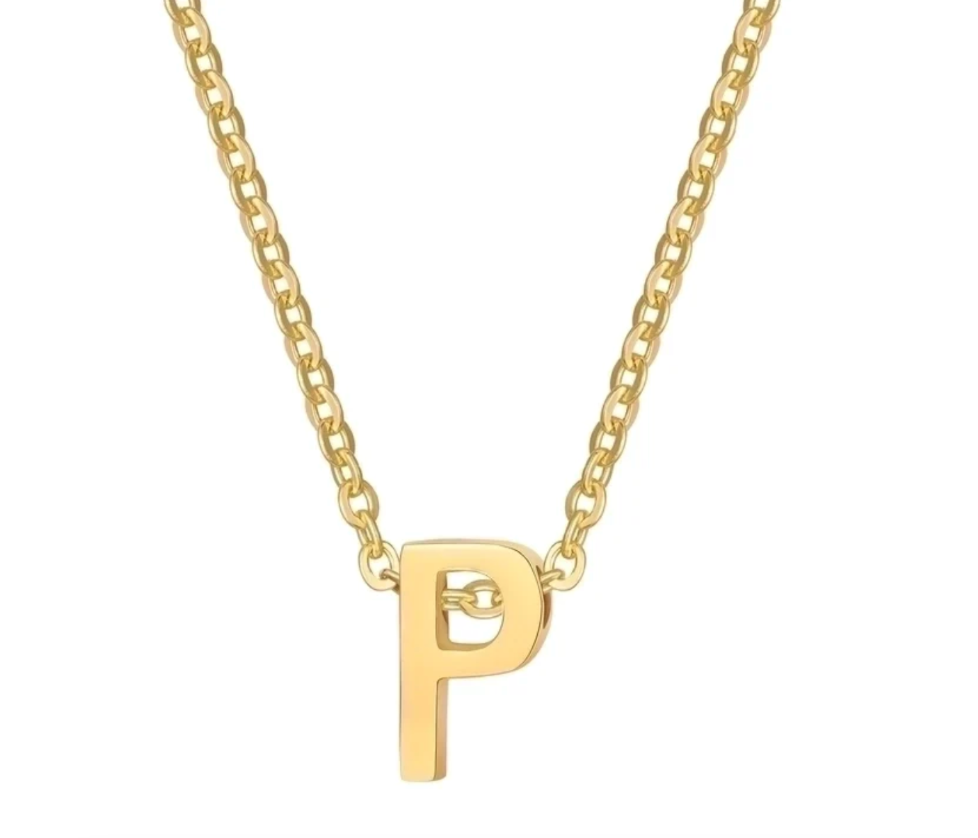 The Sylvie Intial Necklace (Gold)