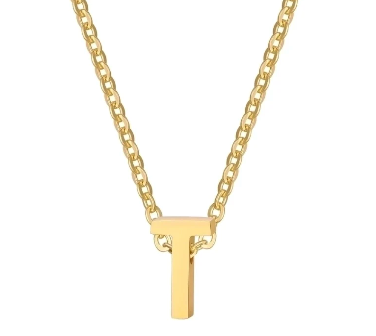 The Sylvie Intial Necklace (Gold)