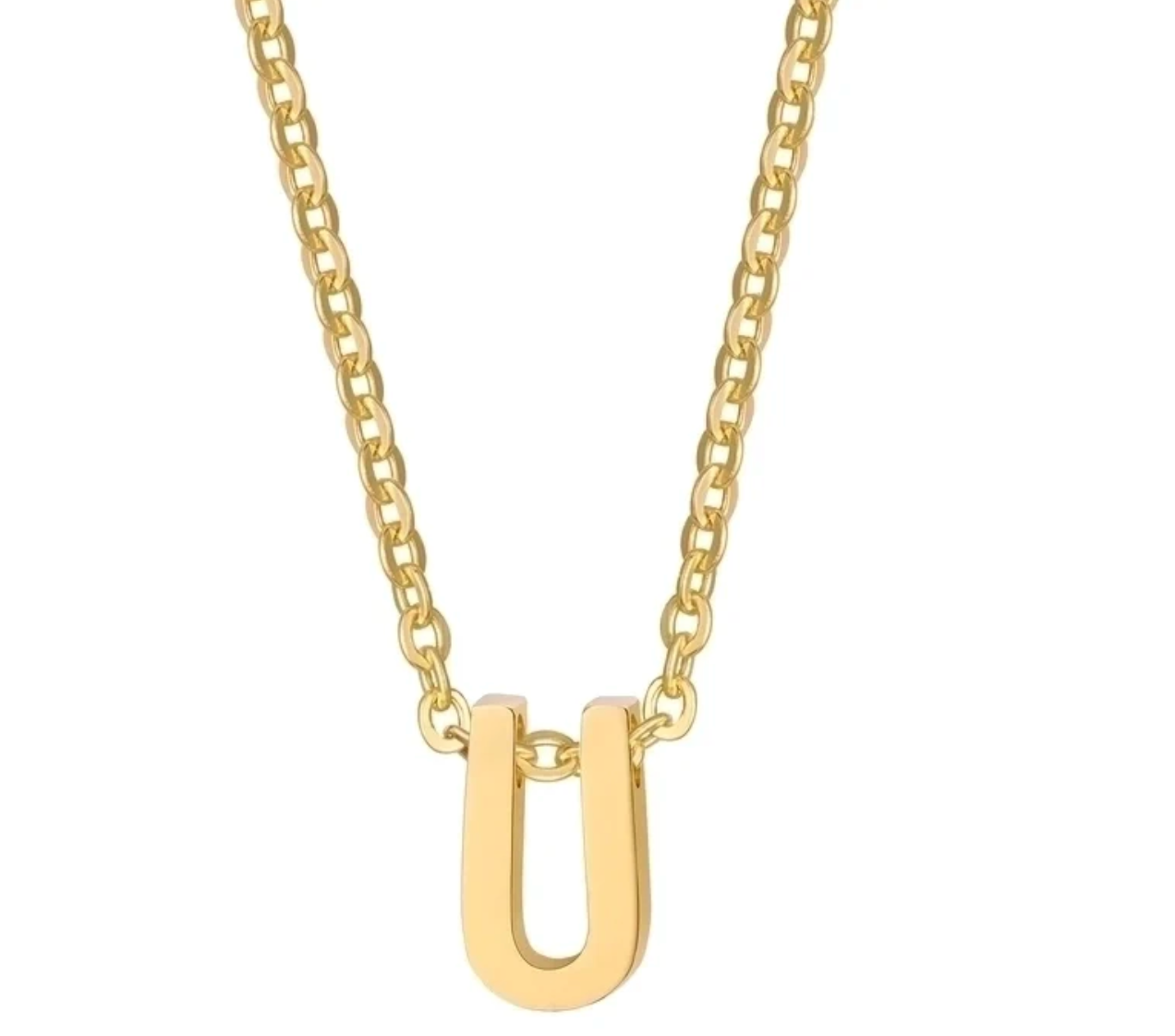 The Sylvie Intial Necklace (Gold)