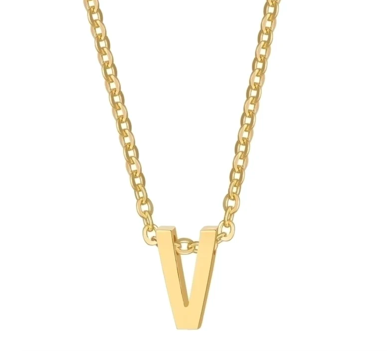 The Sylvie Intial Necklace (Gold)