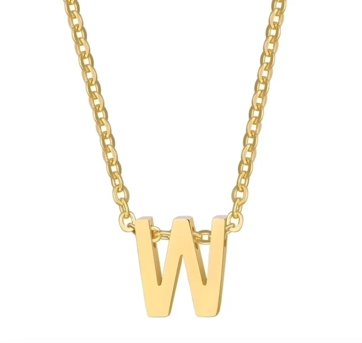 The Sylvie Intial Necklace (Gold)