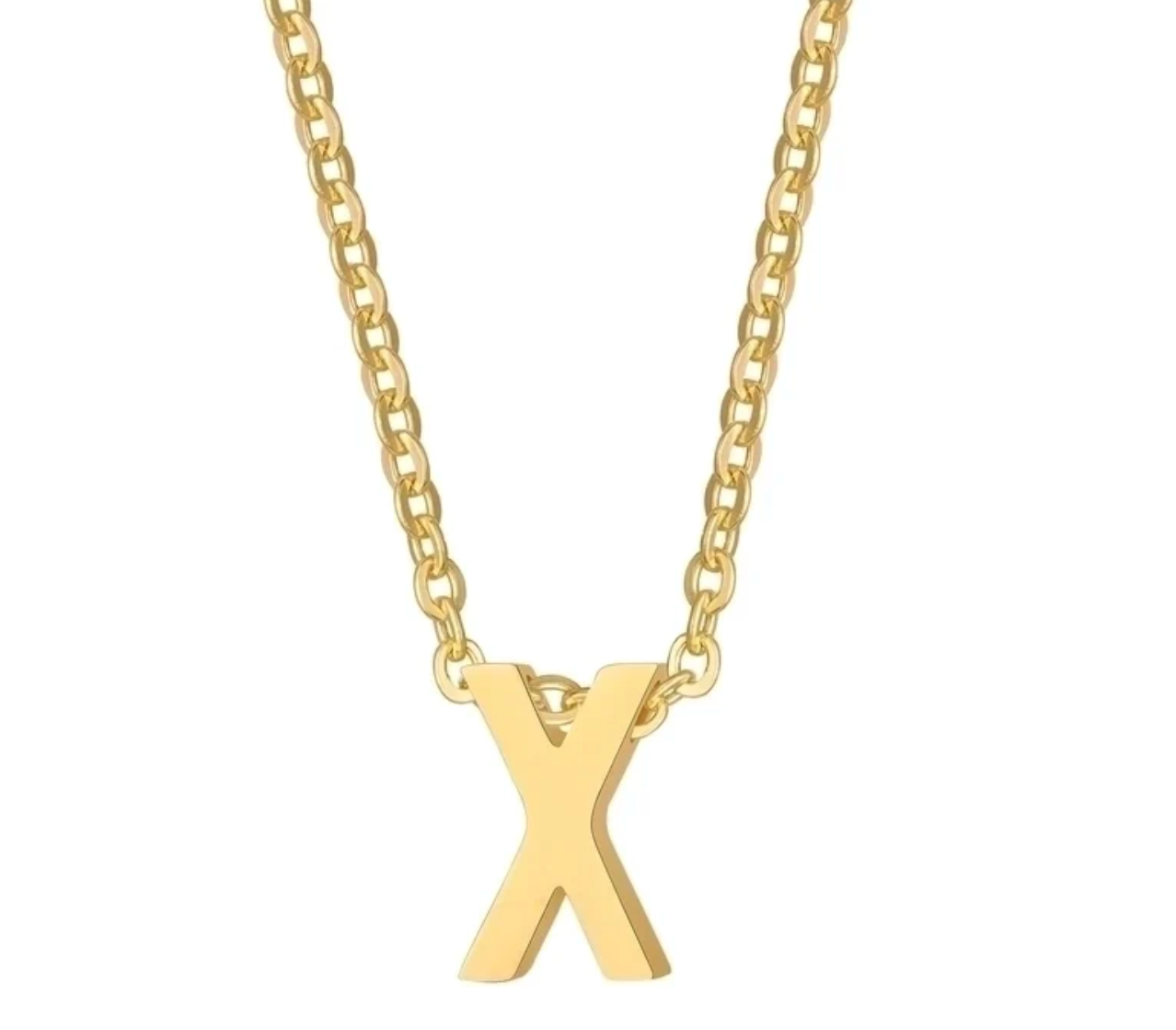 The Sylvie Intial Necklace (Gold)