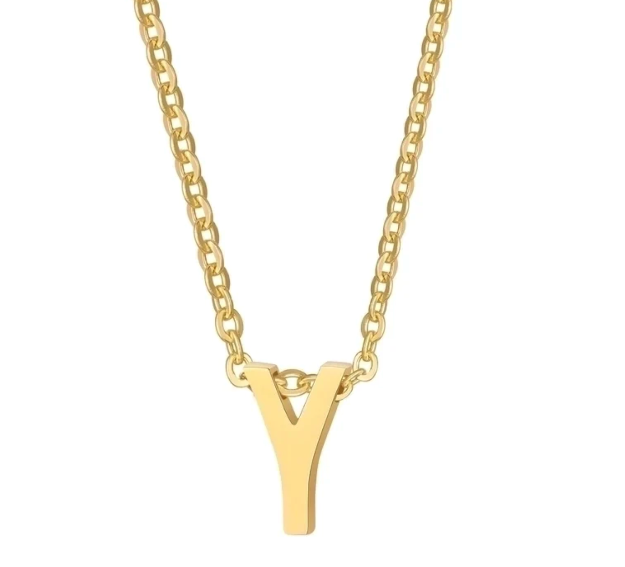 The Sylvie Intial Necklace (Gold)