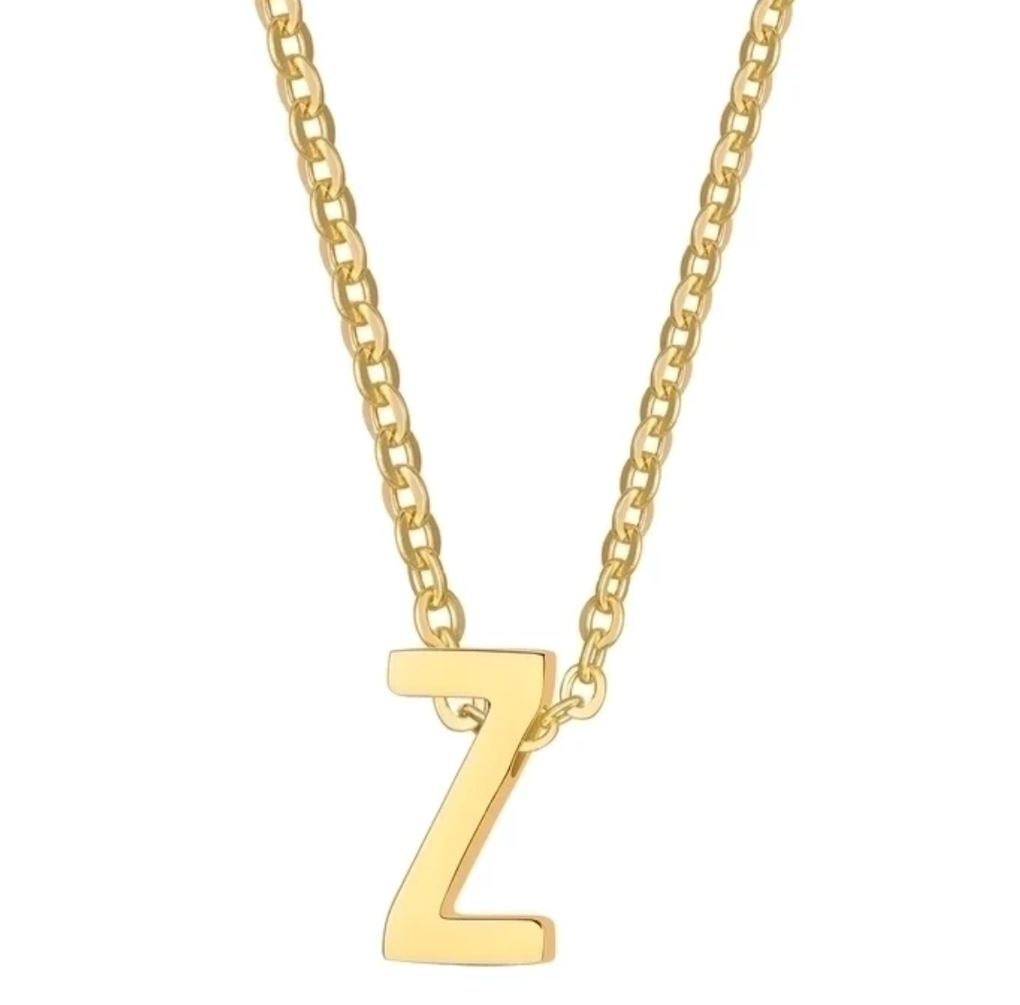 The Sylvie Intial Necklace (Gold)