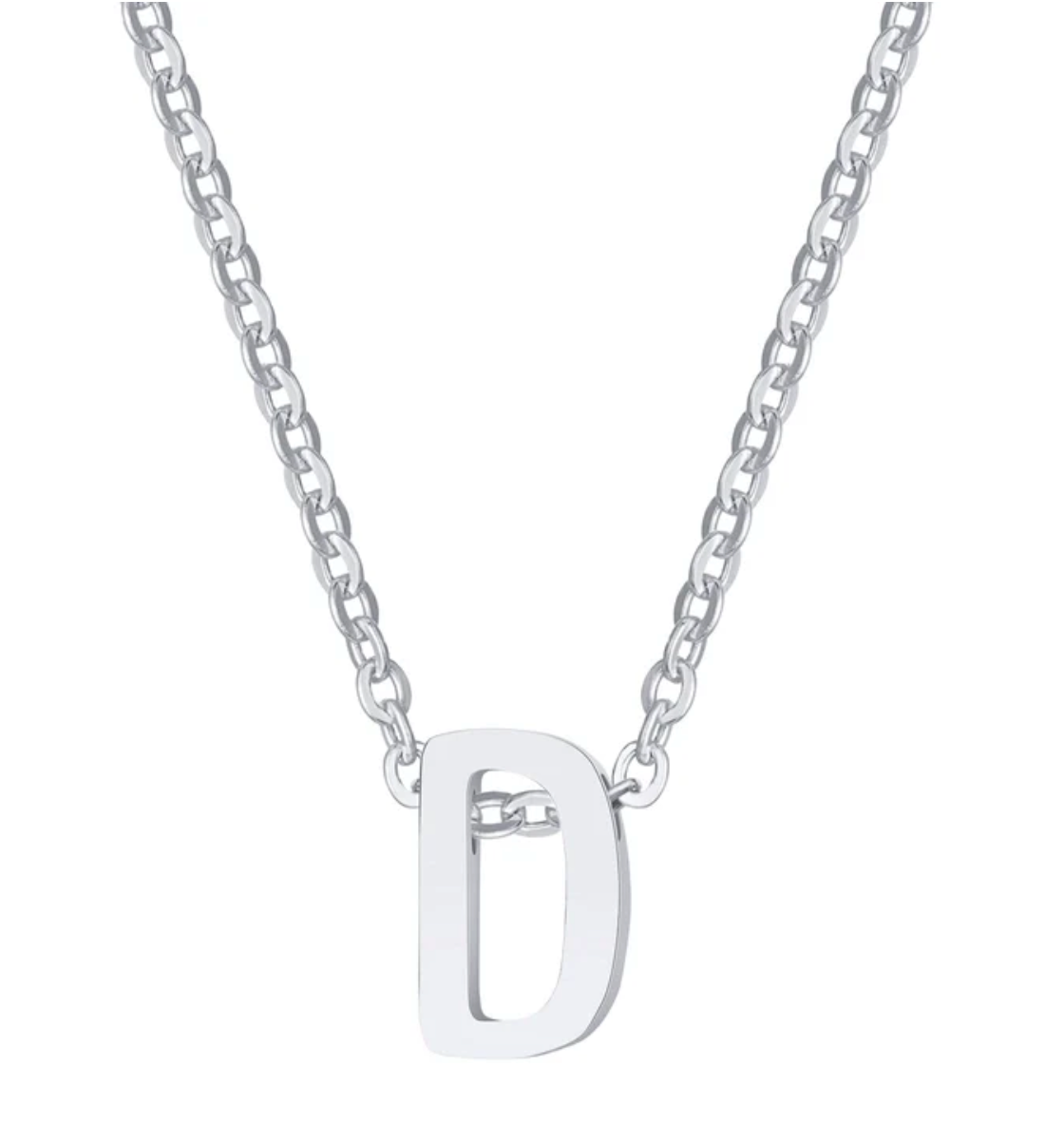 Sylvie Intial Necklace (Silver)