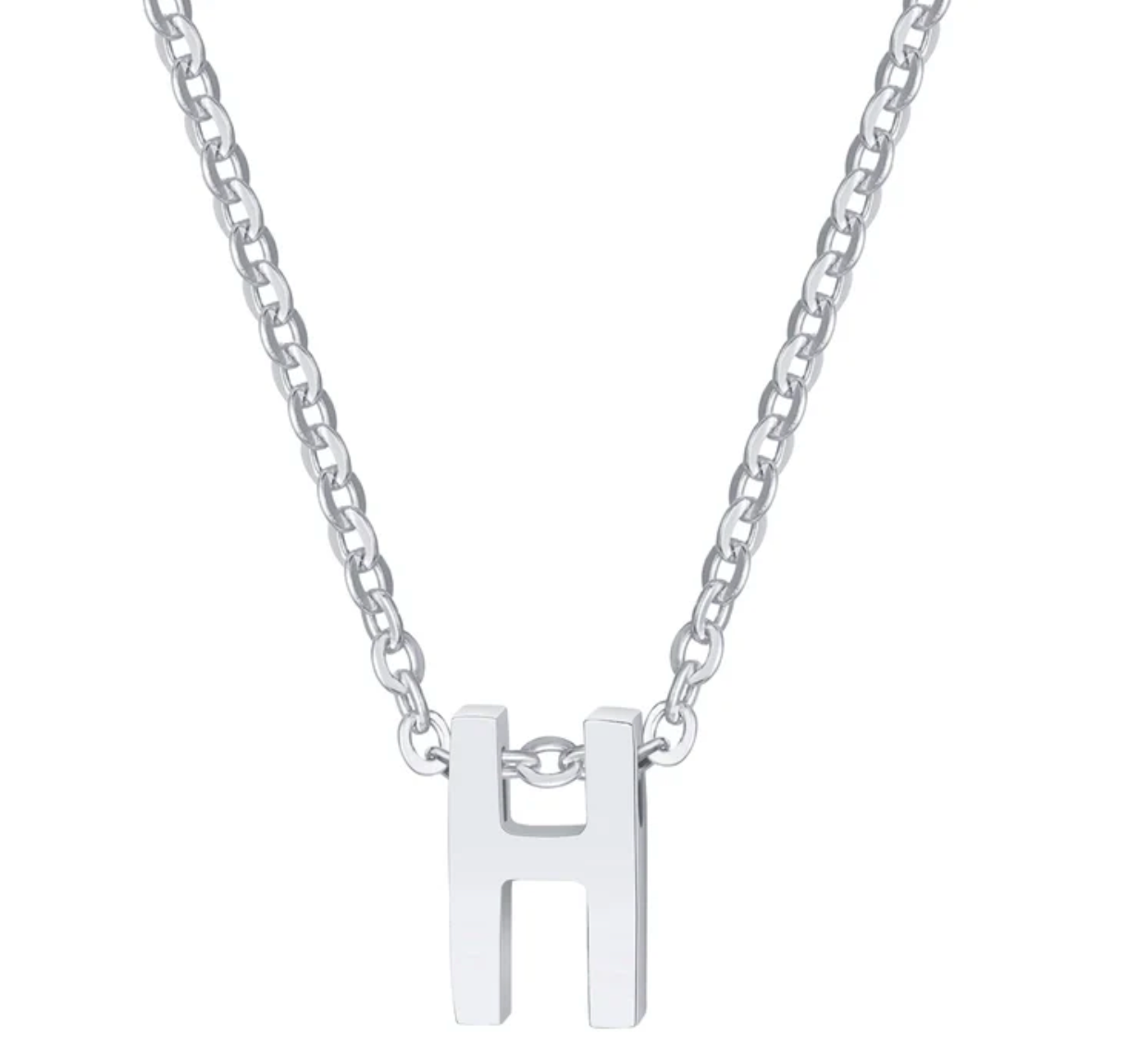 Sylvie Intial Necklace (Silver)