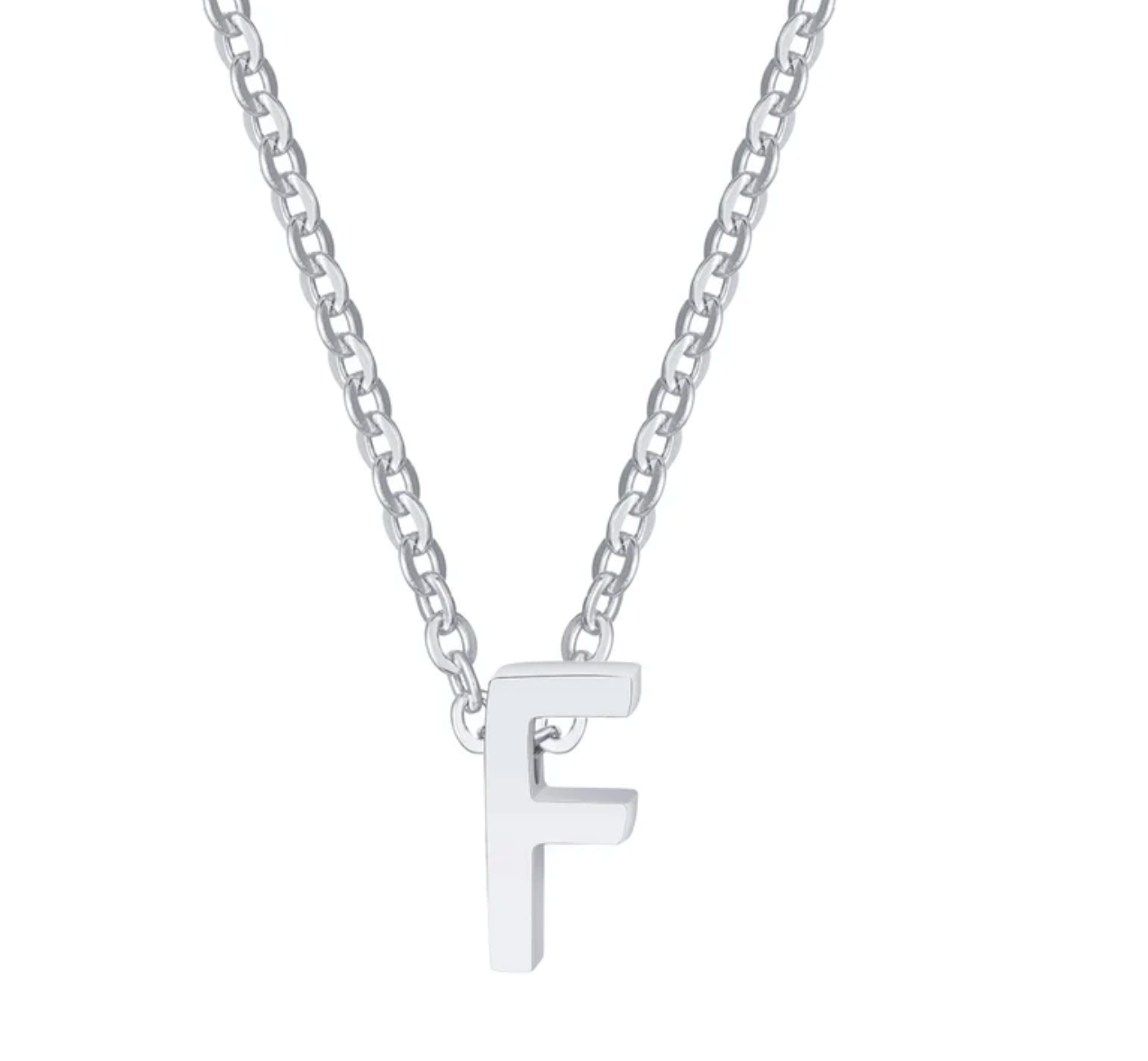 Sylvie Intial Necklace (Silver)