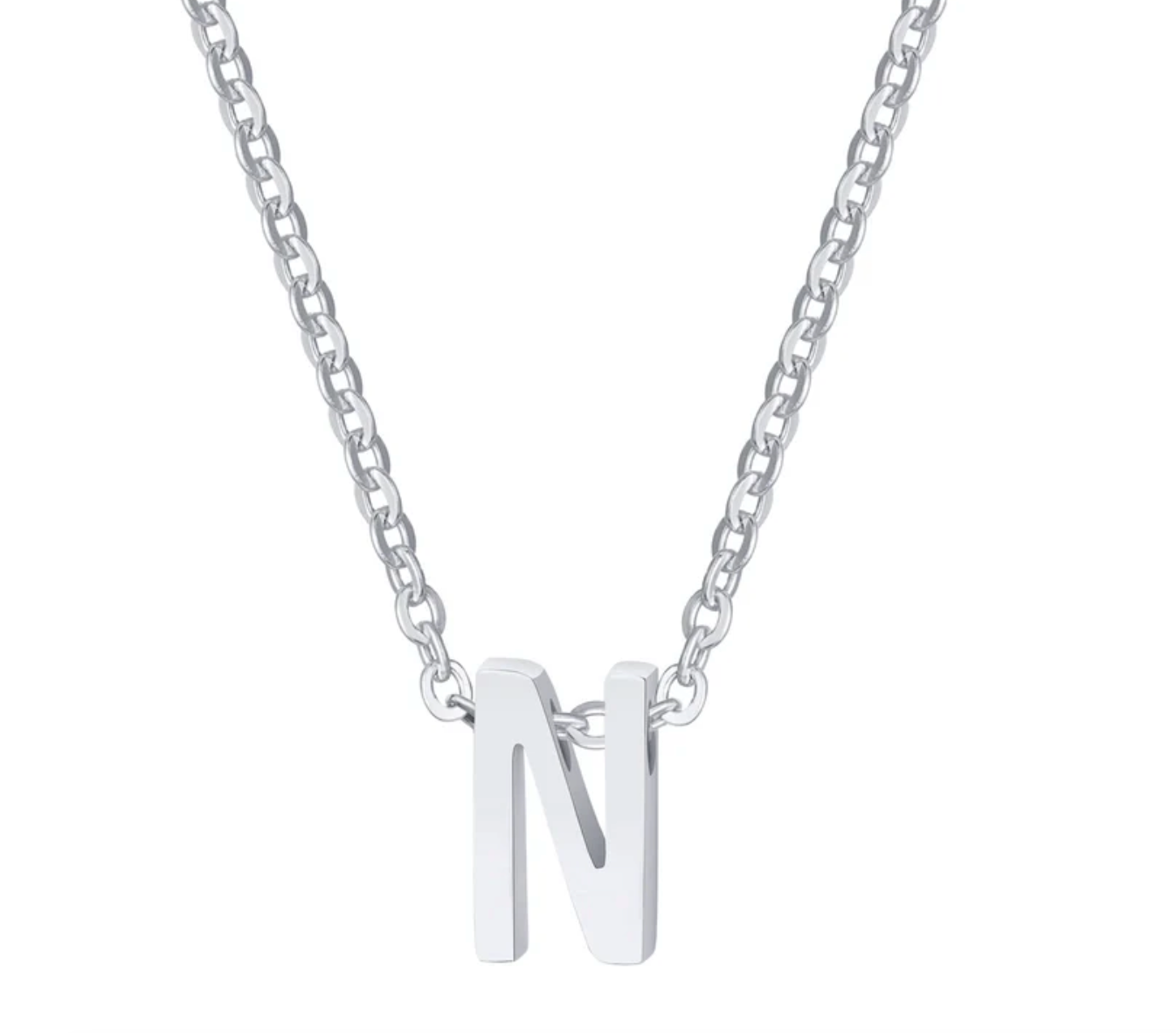 Sylvie Intial Necklace (Silver)