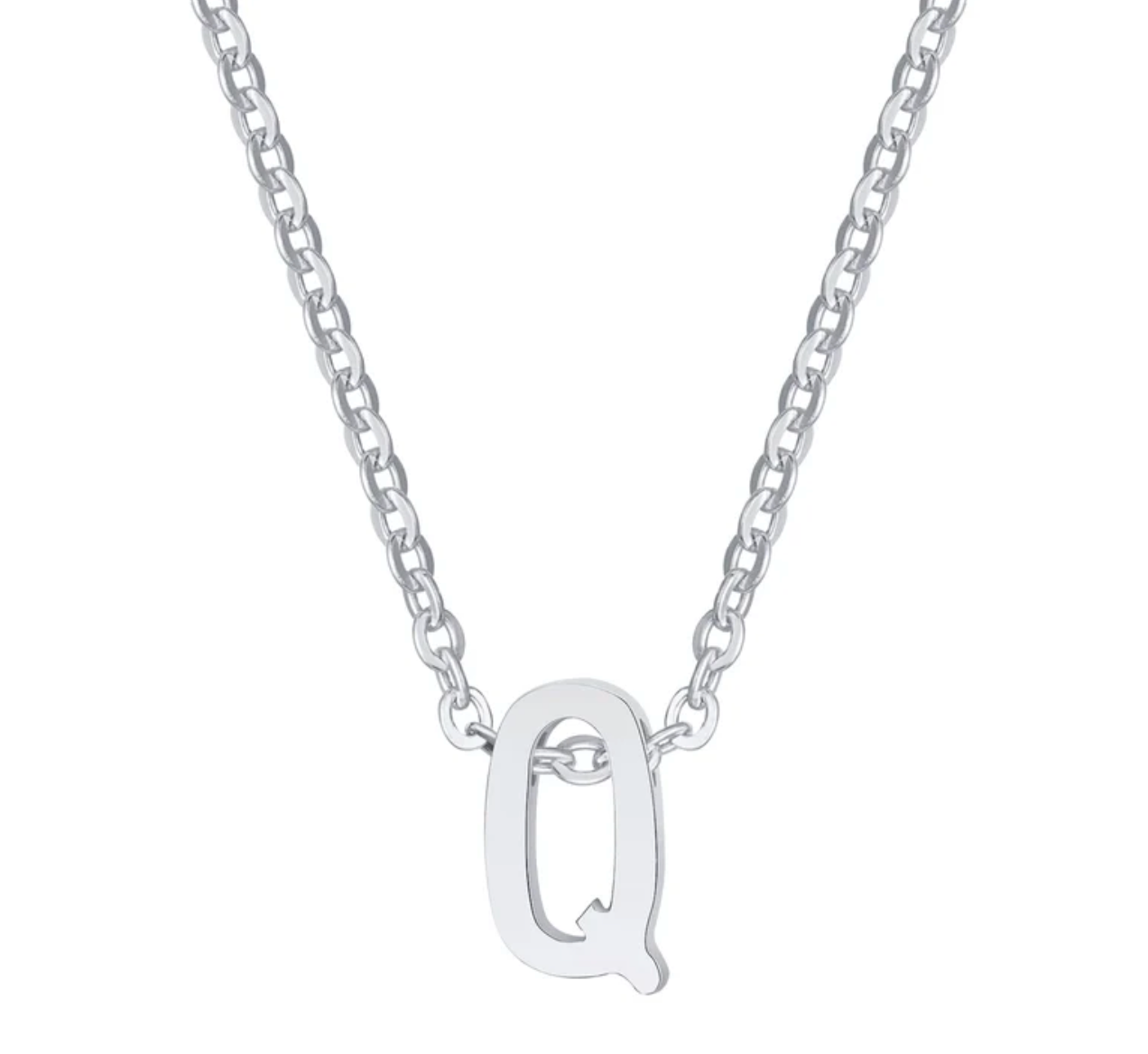 Sylvie Intial Necklace (Silver)