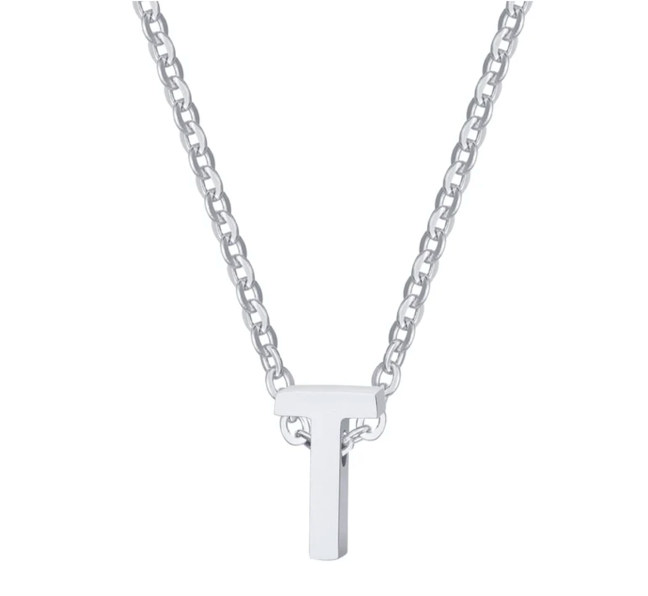 Sylvie Intial Necklace (Silver)