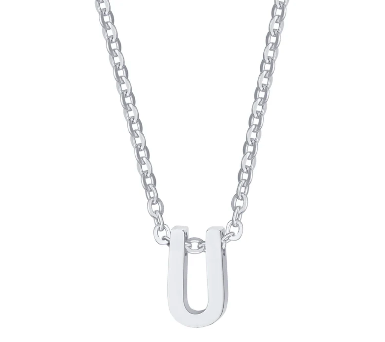 Sylvie Intial Necklace (Silver)