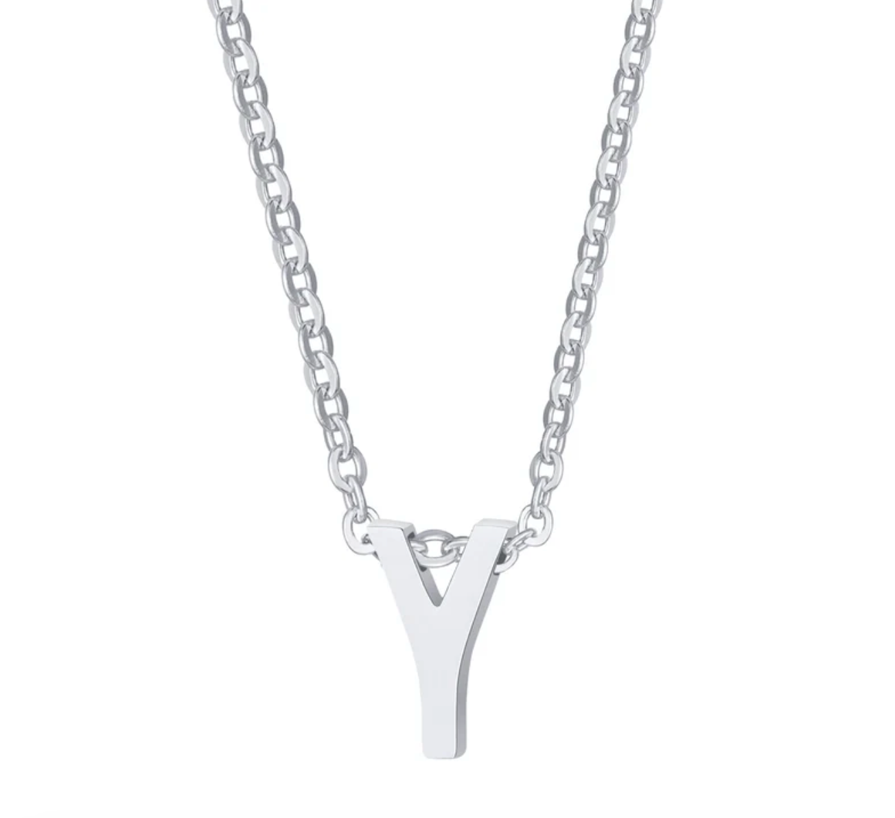 Sylvie Intial Necklace (Silver)