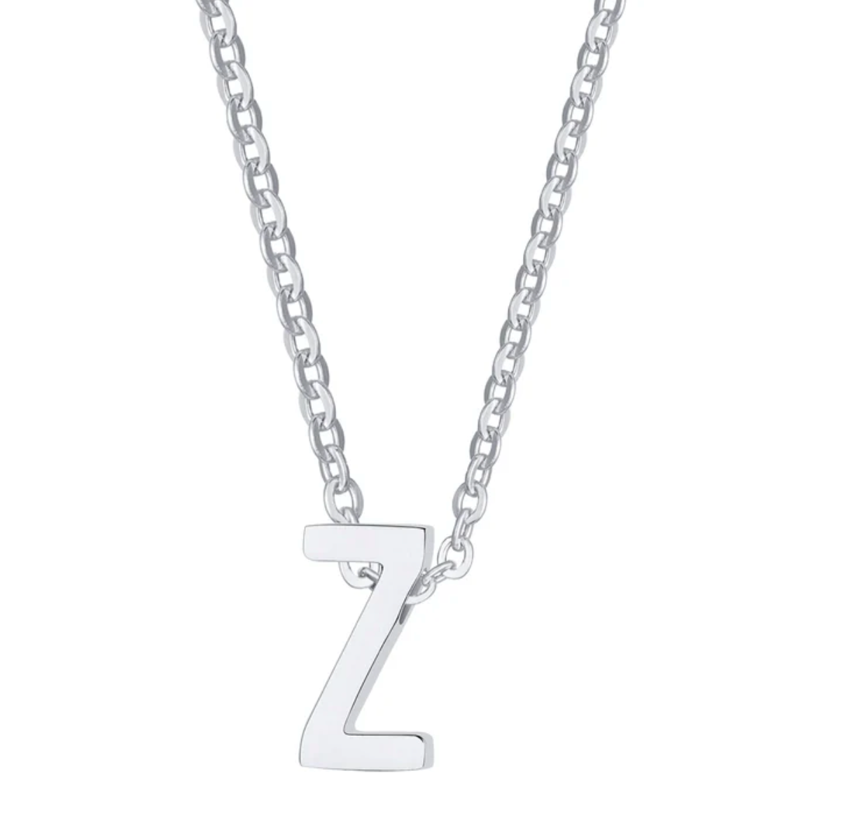 Sylvie Intial Necklace (Silver)